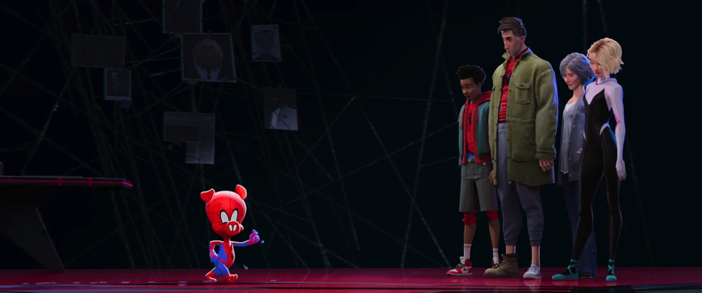 Still frame 224 from Spider-Man: Into the Spider-Verse (2018) directed by Bob Persichetti, Peter Ramsey, Rodney Rothman