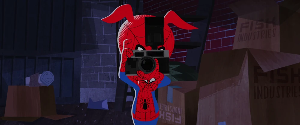 Still frame 227 from Spider-Man: Into the Spider-Verse (2018) directed by Bob Persichetti, Peter Ramsey, Rodney Rothman