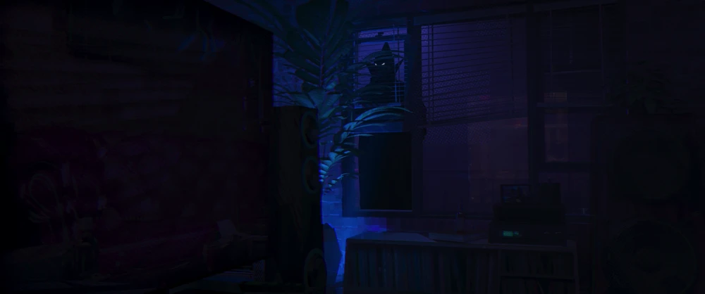 Still frame 243 from Spider-Man: Into the Spider-Verse (2018) directed by Bob Persichetti, Peter Ramsey, Rodney Rothman