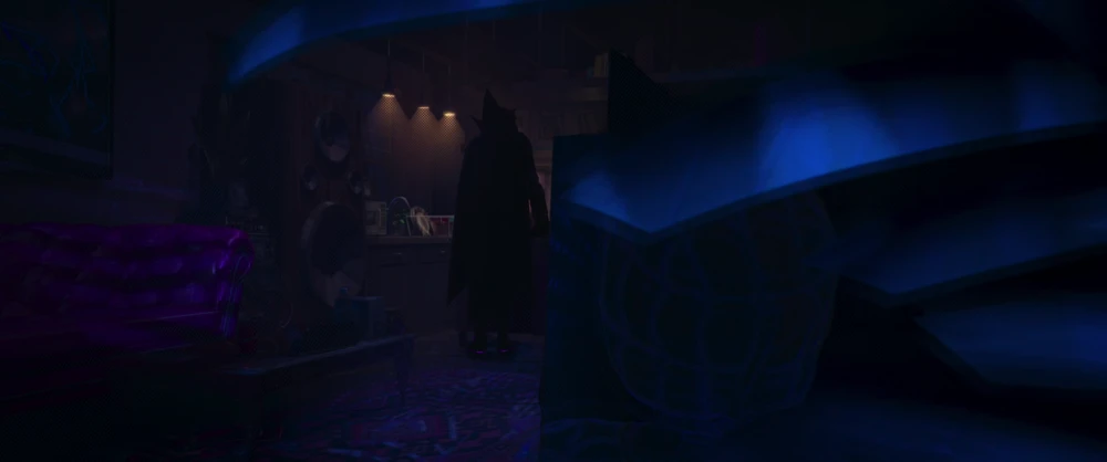 Still frame 247 from Spider-Man: Into the Spider-Verse (2018) directed by Bob Persichetti, Peter Ramsey, Rodney Rothman