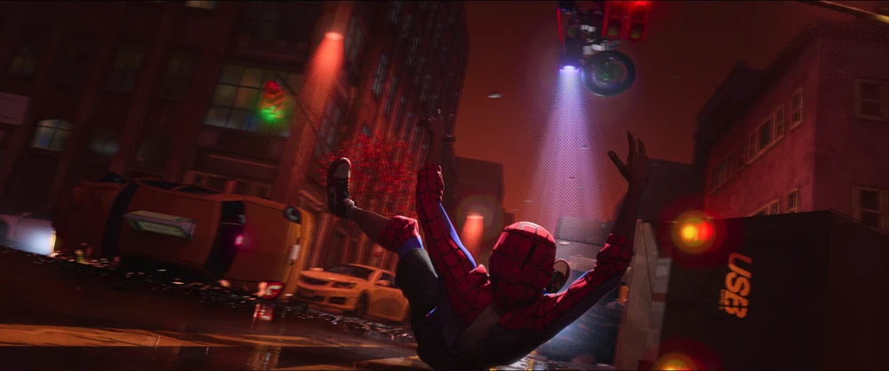 Still frame 251 from Spider-Man: Into the Spider-Verse (2018) directed by Bob Persichetti, Peter Ramsey, Rodney Rothman