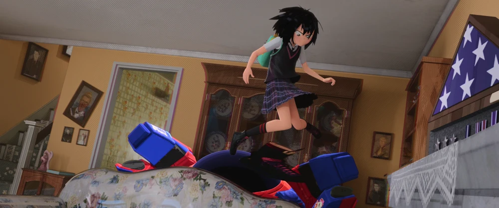Still frame 258 from Spider-Man: Into the Spider-Verse (2018) directed by Bob Persichetti, Peter Ramsey, Rodney Rothman
