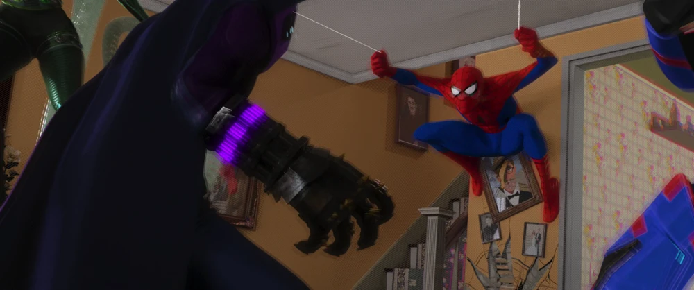 Still frame 261 from Spider-Man: Into the Spider-Verse (2018) directed by Bob Persichetti, Peter Ramsey, Rodney Rothman