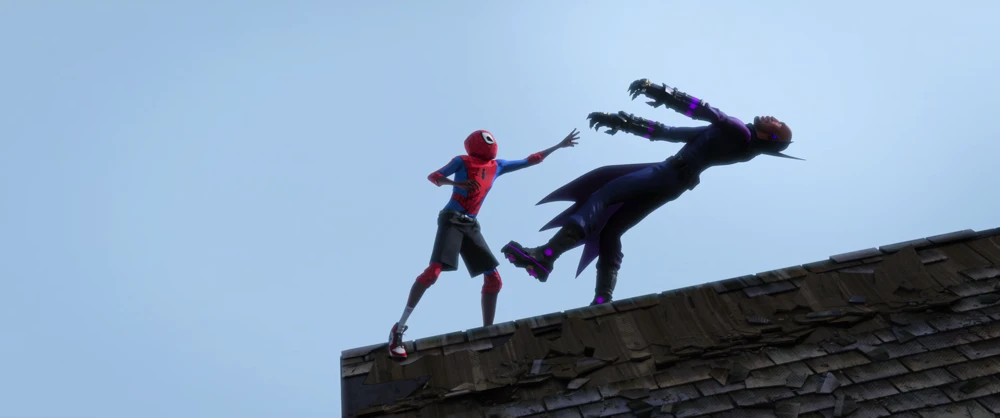 Still frame 267 from Spider-Man: Into the Spider-Verse (2018) directed by Bob Persichetti, Peter Ramsey, Rodney Rothman