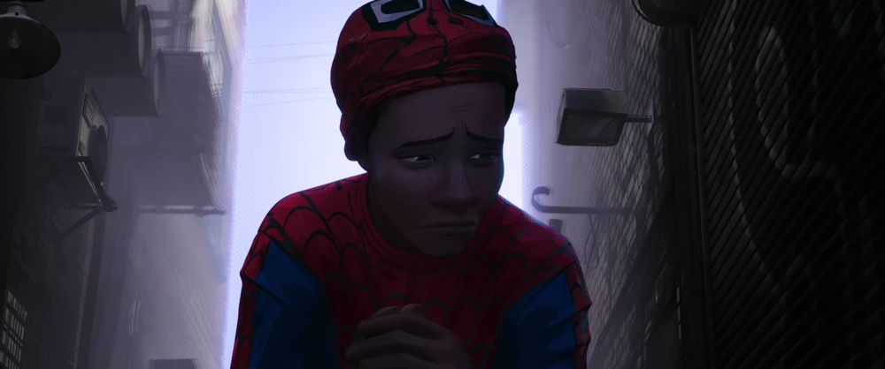 Still frame 270 from Spider-Man: Into the Spider-Verse (2018) directed by Bob Persichetti, Peter Ramsey, Rodney Rothman