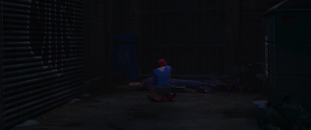 Still frame 272 from Spider-Man: Into the Spider-Verse (2018) directed by Bob Persichetti, Peter Ramsey, Rodney Rothman