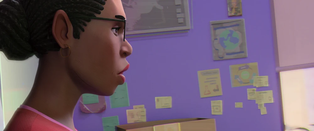 Still frame 23 from Spider-Man: Into the Spider-Verse (2018) directed by Bob Persichetti, Peter Ramsey, Rodney Rothman