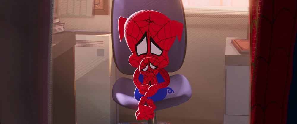Still frame 278 from Spider-Man: Into the Spider-Verse (2018) directed by Bob Persichetti, Peter Ramsey, Rodney Rothman