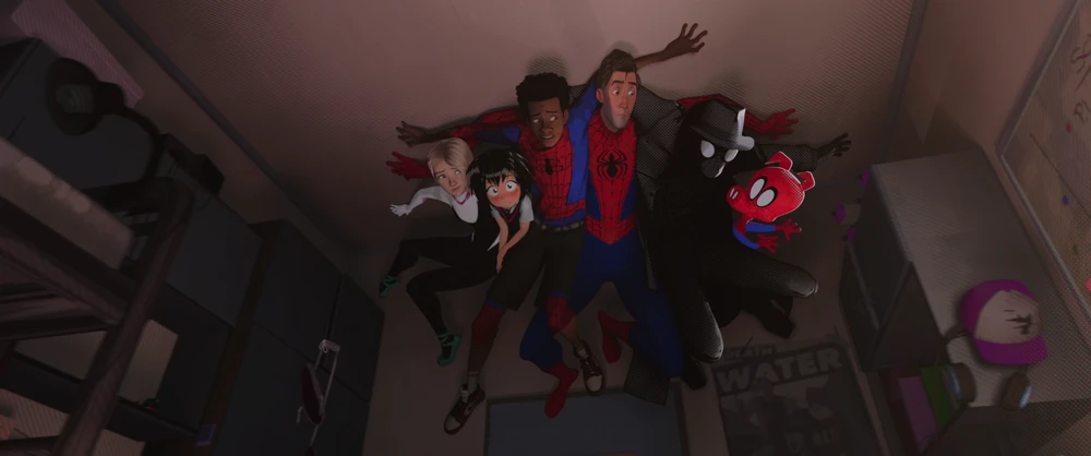 Still frame 280 from Spider-Man: Into the Spider-Verse (2018) directed by Bob Persichetti, Peter Ramsey, Rodney Rothman