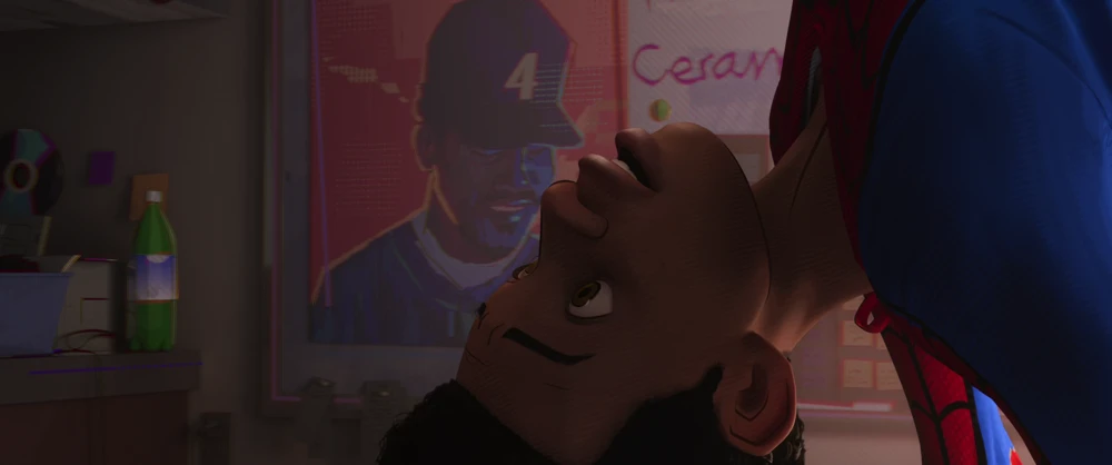 Still frame 284 from Spider-Man: Into the Spider-Verse (2018) directed by Bob Persichetti, Peter Ramsey, Rodney Rothman