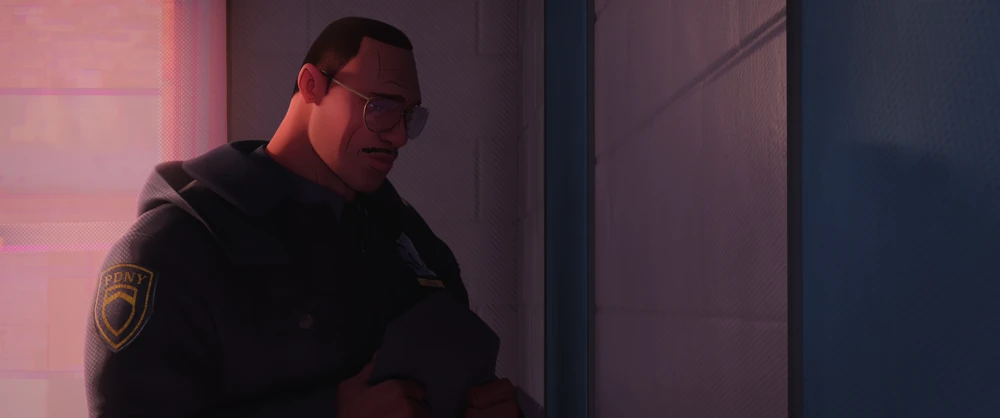 Still frame 292 from Spider-Man: Into the Spider-Verse (2018) directed by Bob Persichetti, Peter Ramsey, Rodney Rothman