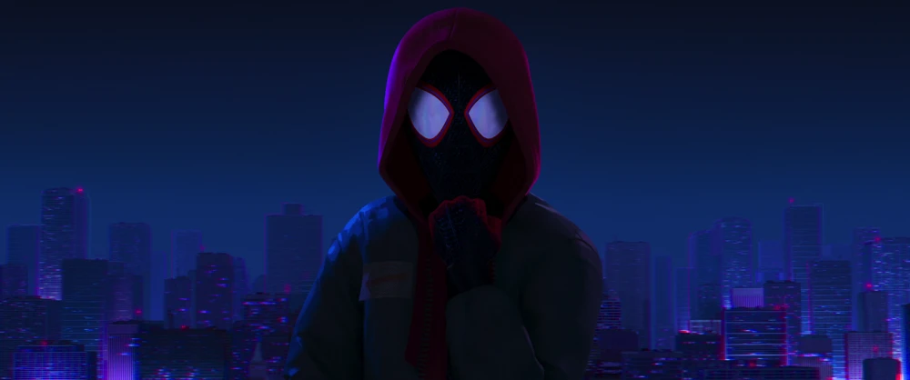 Still frame 301 from Spider-Man: Into the Spider-Verse (2018) directed by Bob Persichetti, Peter Ramsey, Rodney Rothman