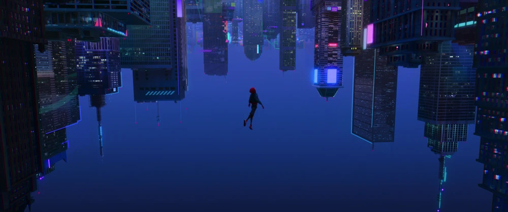 Still frame 302 from Spider-Man: Into the Spider-Verse (2018) directed by Bob Persichetti, Peter Ramsey, Rodney Rothman