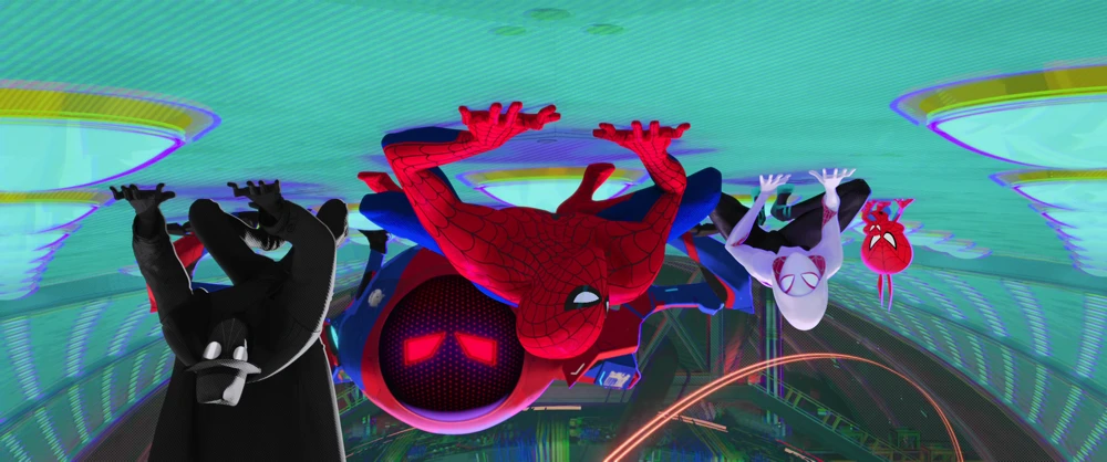 Still frame 316 from Spider-Man: Into the Spider-Verse (2018) directed by Bob Persichetti, Peter Ramsey, Rodney Rothman
