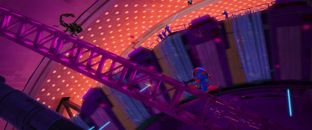 Still frame 318 from Spider-Man: Into the Spider-Verse (2018) directed by Bob Persichetti, Peter Ramsey, Rodney Rothman