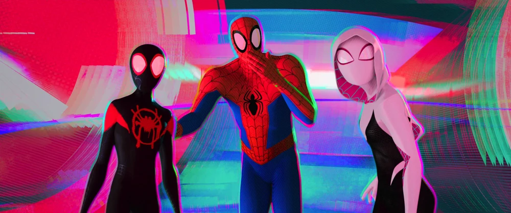 Still frame 331 from Spider-Man: Into the Spider-Verse (2018) directed by Bob Persichetti, Peter Ramsey, Rodney Rothman