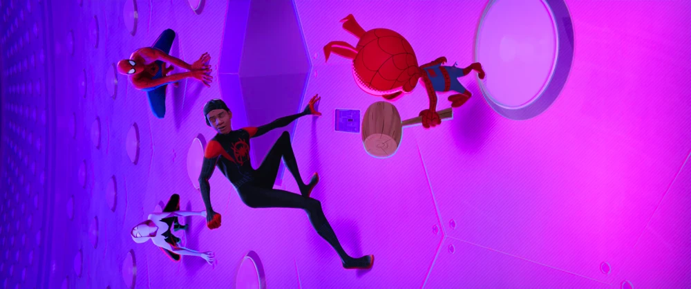 Still frame 338 from Spider-Man: Into the Spider-Verse (2018) directed by Bob Persichetti, Peter Ramsey, Rodney Rothman
