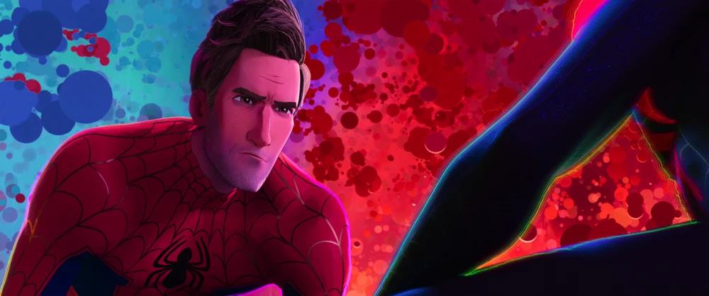 Still frame 342 from Spider-Man: Into the Spider-Verse (2018) directed by Bob Persichetti, Peter Ramsey, Rodney Rothman