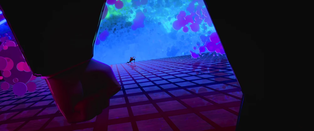 Still frame 345 from Spider-Man: Into the Spider-Verse (2018) directed by Bob Persichetti, Peter Ramsey, Rodney Rothman