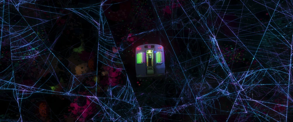 Still frame 349 from Spider-Man: Into the Spider-Verse (2018) directed by Bob Persichetti, Peter Ramsey, Rodney Rothman