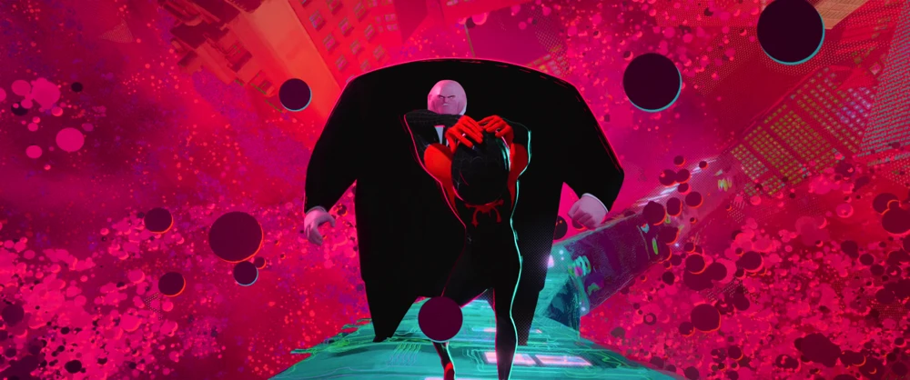 Still frame 351 from Spider-Man: Into the Spider-Verse (2018) directed by Bob Persichetti, Peter Ramsey, Rodney Rothman