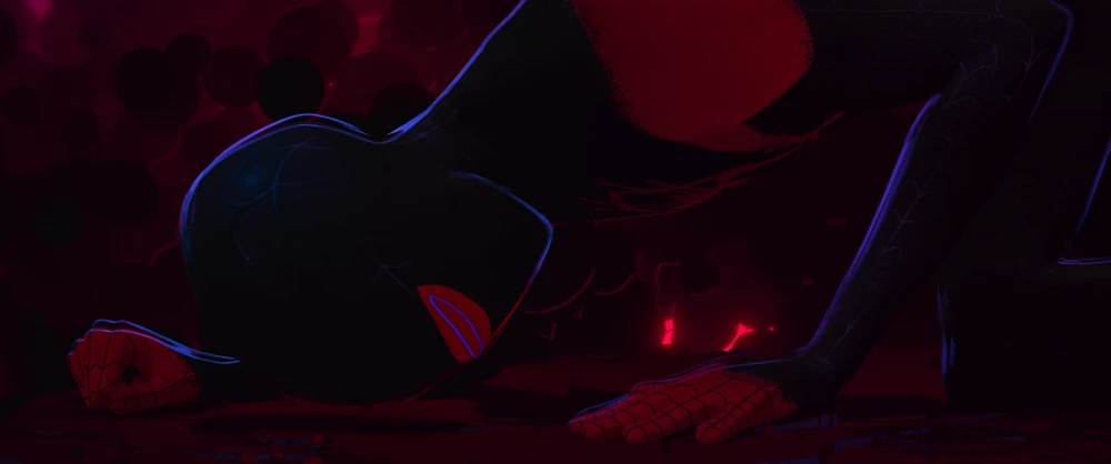 Still frame 356 from Spider-Man: Into the Spider-Verse (2018) directed by Bob Persichetti, Peter Ramsey, Rodney Rothman