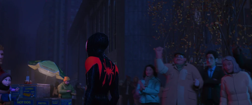 Still frame 368 from Spider-Man: Into the Spider-Verse (2018) directed by Bob Persichetti, Peter Ramsey, Rodney Rothman