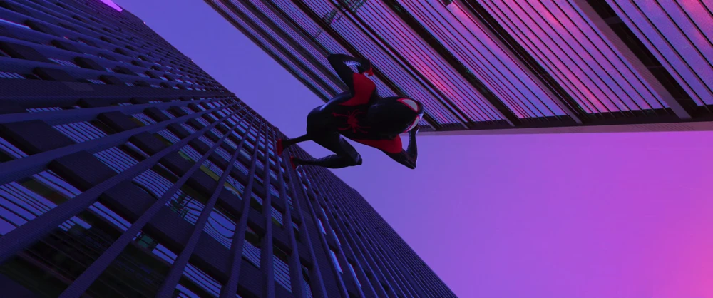 Still frame 372 from Spider-Man: Into the Spider-Verse (2018) directed by Bob Persichetti, Peter Ramsey, Rodney Rothman