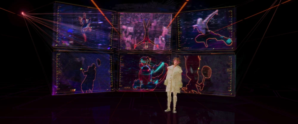Still frame 384 from Spider-Man: Into the Spider-Verse (2018) directed by Bob Persichetti, Peter Ramsey, Rodney Rothman