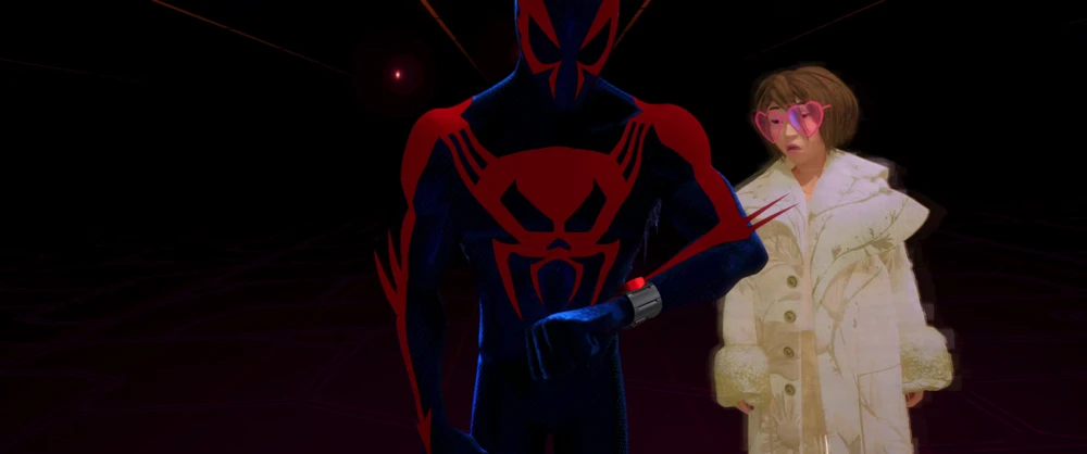 Still frame 385 from Spider-Man: Into the Spider-Verse (2018) directed by Bob Persichetti, Peter Ramsey, Rodney Rothman