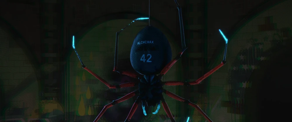 Still frame 40 from Spider-Man: Into the Spider-Verse (2018) directed by Bob Persichetti, Peter Ramsey, Rodney Rothman