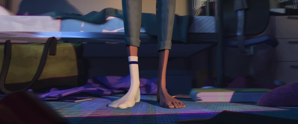 Still frame 47 from Spider-Man: Into the Spider-Verse (2018) directed by Bob Persichetti, Peter Ramsey, Rodney Rothman