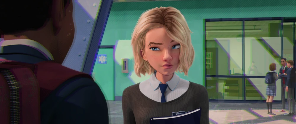 Still frame 49 from Spider-Man: Into the Spider-Verse (2018) directed by Bob Persichetti, Peter Ramsey, Rodney Rothman
