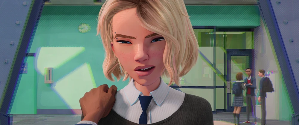 Still frame 51 from Spider-Man: Into the Spider-Verse (2018) directed by Bob Persichetti, Peter Ramsey, Rodney Rothman
