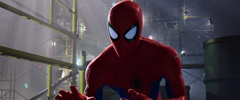 Still frame 77 from Spider-Man: Into the Spider-Verse (2018) directed by Bob Persichetti, Peter Ramsey, Rodney Rothman