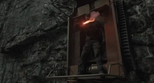 Still frame 386 from The Gorge (2025) directed by Scott Derrickson