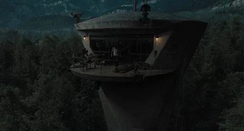 Still frame 393 from The Gorge (2025) directed by Scott Derrickson