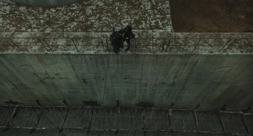 Still frame 399 from The Gorge (2025) directed by Scott Derrickson