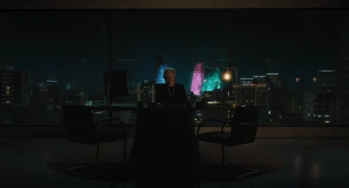 Still frame 403 from The Gorge (2025) directed by Scott Derrickson
