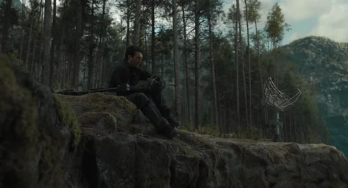 Still frame 408 from The Gorge (2025) directed by Scott Derrickson
