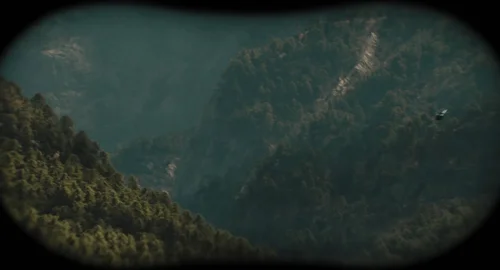 Still frame 411 from The Gorge (2025) directed by Scott Derrickson