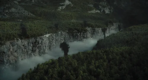Still frame 425 from The Gorge (2025) directed by Scott Derrickson