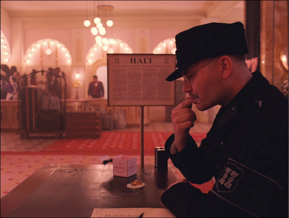 Still frame 92 from The Grand Budapest Hotel (2014) directed by Wes Anderson