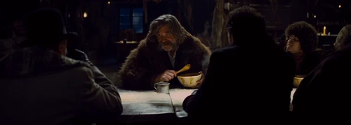 Still frame 121 from The Hateful Eight (2015) directed by Quentin Tarantino