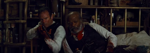 Still frame 216 from The Hateful Eight (2015) directed by Quentin Tarantino