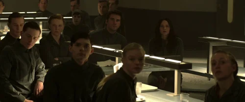 Still frame 12 from The Hunger Games: Mockingjay - Part 1 (2014) directed by Francis Lawrence