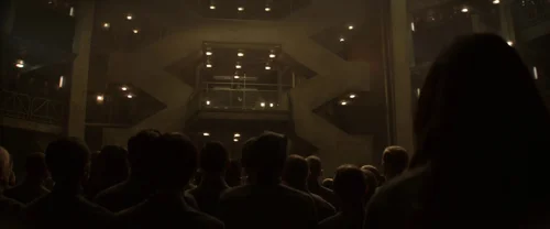 Still frame 16 from The Hunger Games: Mockingjay - Part 1 (2014) directed by Francis Lawrence