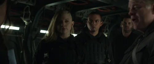 Still frame 24 from The Hunger Games: Mockingjay - Part 1 (2014) directed by Francis Lawrence