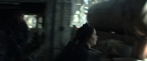 Still frame 30 from The Hunger Games: Mockingjay - Part 1 (2014) directed by Francis Lawrence