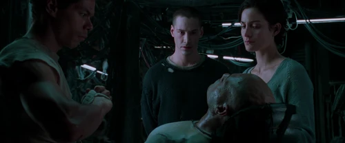 Still frame 167 from The Matrix (1999) directed by Lana Wachowski, Lilly Wachowski